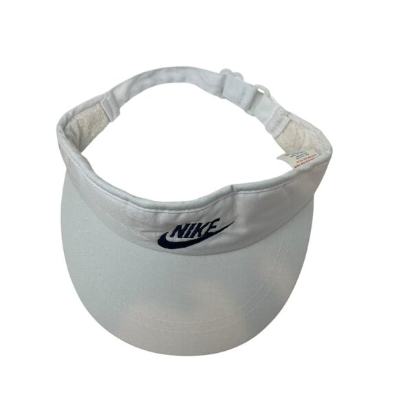 Nike Yupoong Vintage 80's Early Swoosh Logo Golf Tennis Visor Hat Cap Rare Grail - Picture 5 of 8